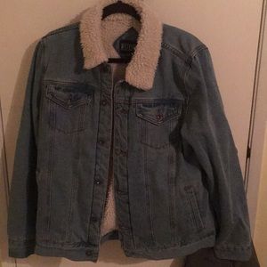 RUDE Sherpa Denim Jacket